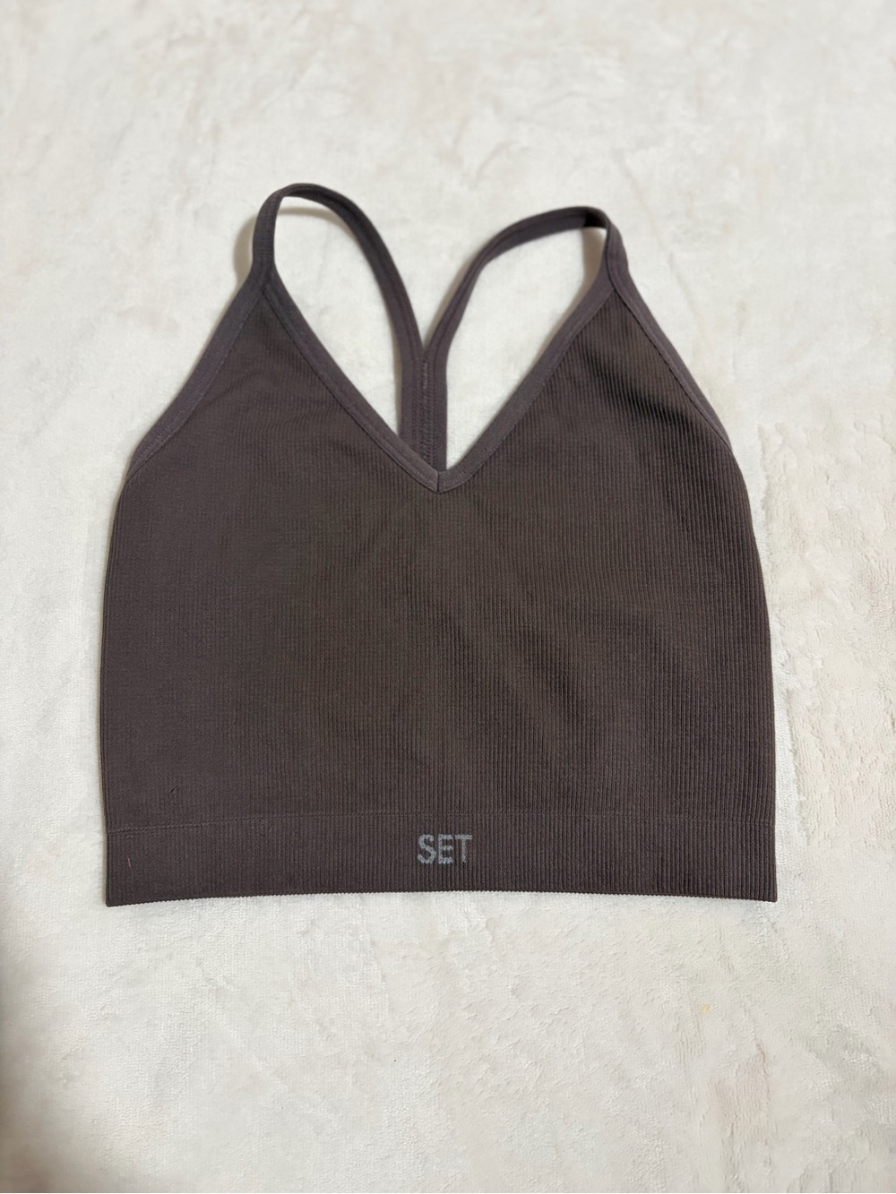 Set Active Ribbed Bra